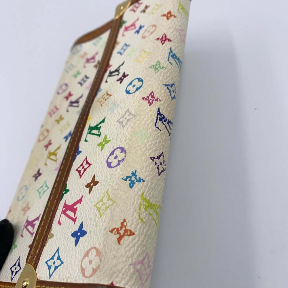 Authentic Louis Vuitton Multicolor Porte Tresor International White Long Wallet - Picture 6 of 15